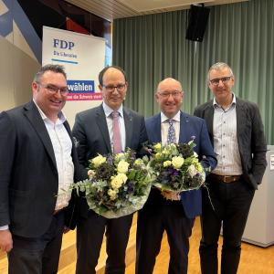Nomination der St.Galler Regierungsräte Marc Mächler und Beat Tinner (beide FDP)