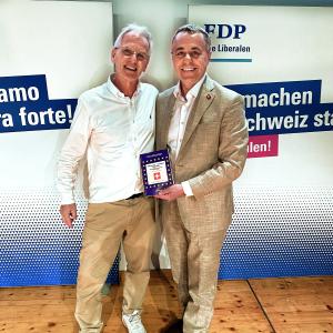 Bundesrat Ignazio Cassis & Sven Bradke: ein Ziel - ein Weg!